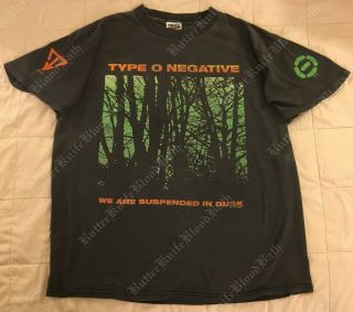 1995 Type O Negative Xl Rare Vintage T - Shirt Bloody Kisses Tour Peter Steele