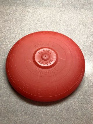 1960’s Planets Red Wham - O Frisbee