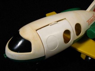 Vintage Fisher Price Play Family Little People Jetliner Complete Plane Airplane 5