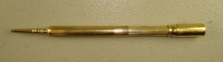 Antique Vintage Solid 14k Yellow Gold Mechanical Pencil 22.  08 grams 3