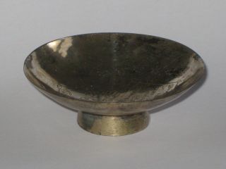 Antique White Metal Sake Cup
