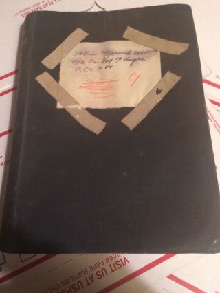 Wwii Japanese Military Medics Book - Captured By An Us Army Combat Engineer