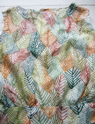 Rare Vtg MARISKA KARASZ Silk Textile Art Design Modernist Top Blouse Ilonka MCM 5