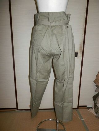 WW2 Japanese Army Protection from heat battle pants.  1944 Very Good 2 - 2 3