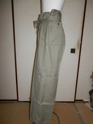 WW2 Japanese Army Protection from heat battle pants.  1944 Very Good 2 - 2 4