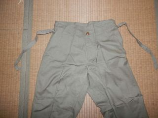 WW2 Japanese Army Protection from heat battle pants.  1944 Very Good 2 - 2 6