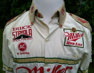 Vintage Bobby Allison 1998 Miller High Life NASCAR Winston Cup Pit Crew Shirt 2