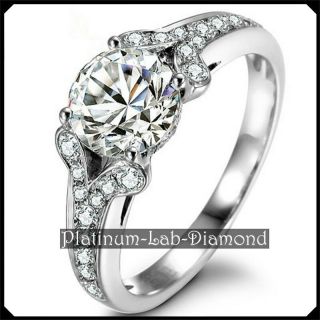 1.  00ct Vvs1 Diamond Vintage Platinum Pt950 Promise Woman Engagement Ring Geneva