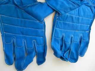 Vtg 1970s Pr Orig JT Racing USA Motocross MX Racing LEATHER GLOVES vmx AHRMA 5