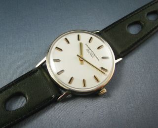 Vintage Girard Perregaux Seahawk 10k Gold Gf Luxury Mens Watch 17j 1960s