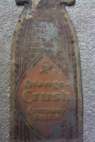 1950 ' s Drink Orange Crush Vintage Rustic Retro Metal Sign 47 1/4 