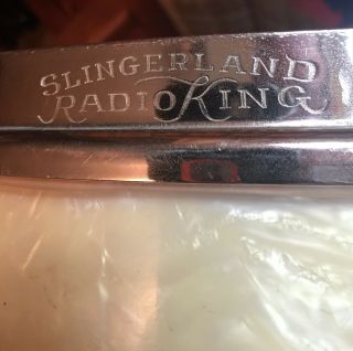 Antique Vintage Slingerland Radio King Snare (circa 1941) 2