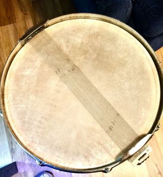 Antique Vintage Slingerland Radio King Snare (circa 1941) 5