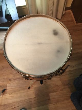 Antique Vintage Slingerland Radio King Snare (circa 1941) 6