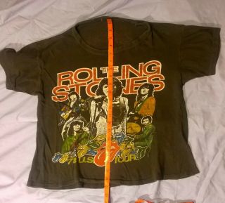 Vintage Rare Rolling Stones 1978 Concert Tour T Shirt double sided dragon 3