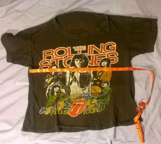 Vintage Rare Rolling Stones 1978 Concert Tour T Shirt double sided dragon 4