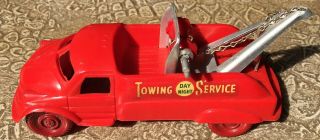 Day And Night Tow Truck By Acme - Complete - For Marx & T Cohn Tin Service Stations