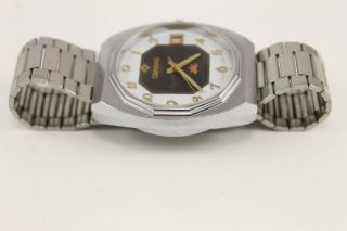 1960 ' s Vintage OVARAS Crystal 17 Jewels cal.  MB Swiss Wrist Watch 5
