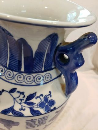 Three Hands Corp.  Chinese Style Blue & White Vase 3