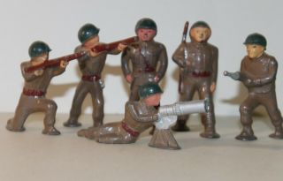 Barclay soldiers group of 6 2