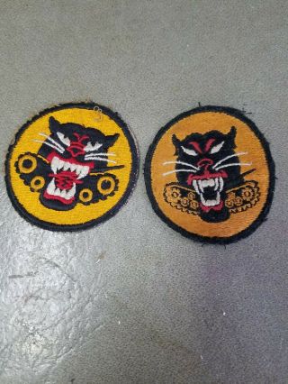 Wwii Us Army Tank Destroyer Panther 8 And 4 Wheel Patch Ww2