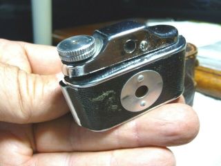 Vintage Spesco MINIATURE CAMERA with Leather Case Japan 3