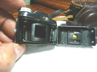 Vintage Spesco MINIATURE CAMERA with Leather Case Japan 4