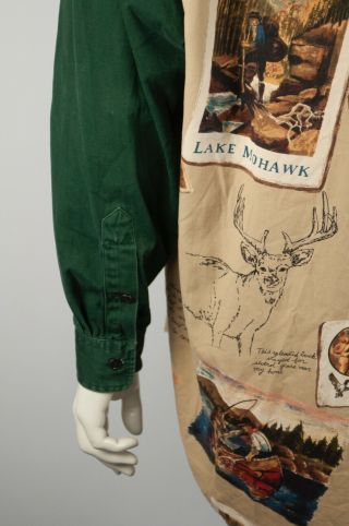 Vtg Polo Ralph Lauren Sportsman Mohawk Lake Fishing Button Shirt Stadium 1992 5