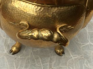 Antique Art Nouveau Gold Gilt Sterling Silver Urn with Handles 1872g 8