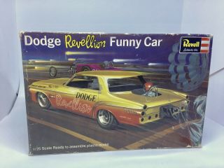 Vintage 1967 Revell Dodge Revellion 1/25 Drag Funny Car Model Complete Kit