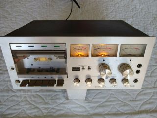 Pioneer CT - F700 Vintage 1970 ' s Cassette Deck w/ Silver Face in 3