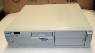 Vintage Nec Powermate V100 Desktop System W/cpu 100mhz,  Ram,  853.  6mb Hd
