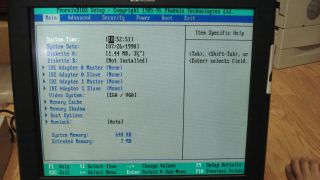 Vintage NEC PowerMate V100 Desktop System w/CPU 100MHz,  Ram,  853.  6MB HD 3
