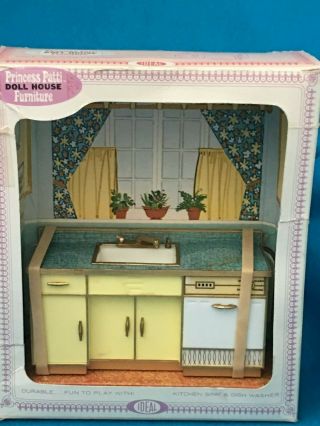 Vintage Ideal Petite Princess Patti Kitchen Sink & Dishwasher Mib