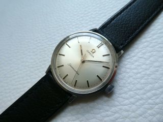 Rare Vintage Steel OMEGA SEAMASTER Men ' s dress watch from 1969 ' s year 7