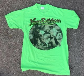 Vtg 1984 Edition T Shirt 80s Tour Concert Bobby Brown R&b Funk Rap Tee S Bbd