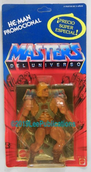 Mattel Toys Motu He - Man Masters Of The Universe Vintage Promotional Rare Spain