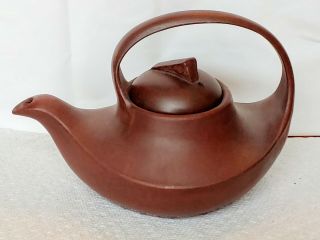 Vintage Chinese Yixing Purple Clay Zisha Teapot Signed