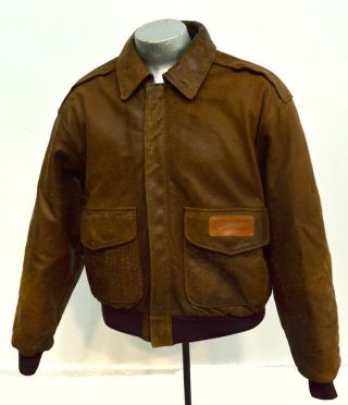 Indiana Jones And The Last Crusade Film Crew Leather Jacket Vintage 1980s Rare M