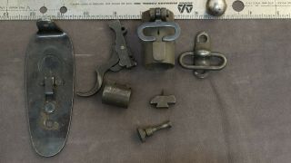 WW2 REM 1903/A3 - 03/A4 ? Parts Trigger Guard Bolt Trigger Butt Plate 8