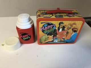 Happy Days 1976 Lunchbox Kit King - Seeley Thermos Lunch Box Fonzie Fonz Vintage