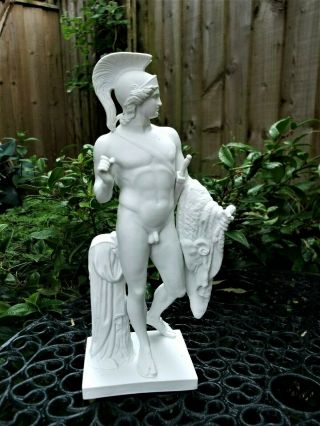 ANTIQUE 19THC COPENHAGEN PARIAN BISQUE FIGURE OF NAKED MALE JASON - THORVALDSEN 2