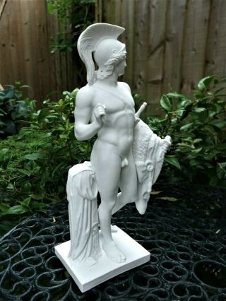 ANTIQUE 19THC COPENHAGEN PARIAN BISQUE FIGURE OF NAKED MALE JASON - THORVALDSEN 3