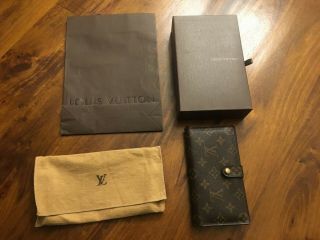 Authentic Vintage Louis Vuitton Bifold Wallet Purse Portefeiulle Monogram Clutch