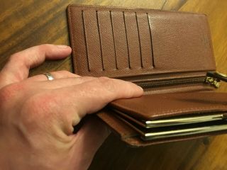 Authentic Vintage LOUIS VUITTON Bifold Wallet purse Portefeiulle monogram clutch 5