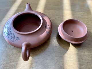 Chinese Yixing Teapot Clay Mini Signed and Stamped 6