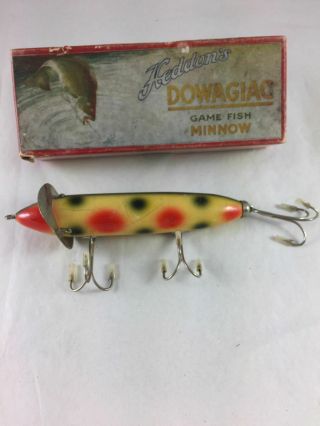 Vintage Lure: Heddon 200 Strawberry Spot In Correct Box