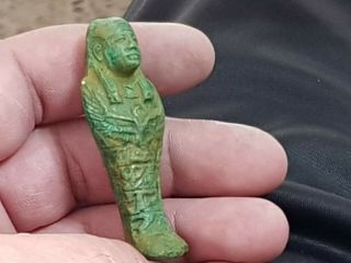 Fantastic Rare Ancient Egyptian Shabti 13,  1 Gr.  61 Mm