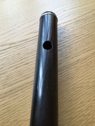 Antique Wooden Flute Clinton and Co London Equisonant For Restoration 2