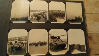 World War 2 US Soldiers Personal Photo Album 1940s Military Tanks Women 200,  pic 7